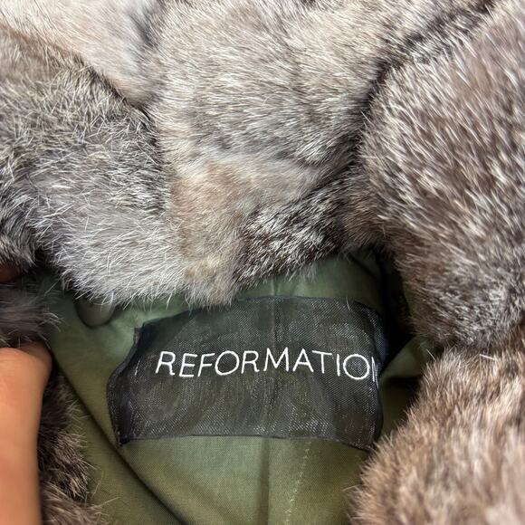 Reformation Castro Jacket M65 Women's M/L Military Utility - Picture 4 of 13